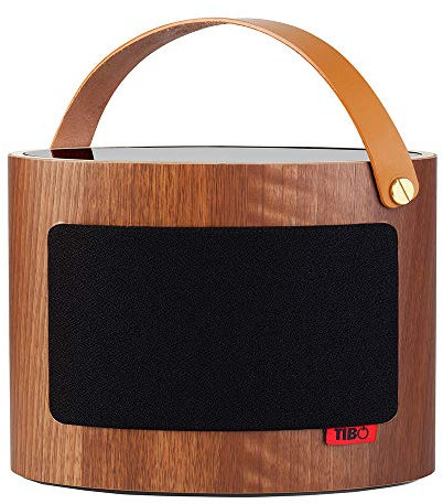 TIBO Vogue 3 |Portable Wi-Fi & Bluetooth Speaker | Multi Room Battery Powered Hi-Fi Speaker with Internet Radio for Home or Outdoor Use | Minimum 8 Hours Playback Time | Walnut finish
