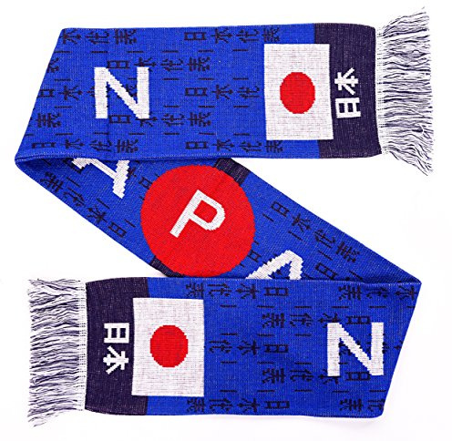 Nippon Japan fotboll stickad halsduk