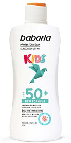 Babaria Lait solaire pour enfants SPF50+ - 200 ml