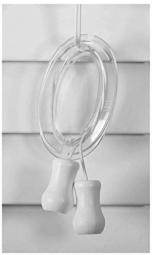 Iba Innovations Blind Cord Winder - No Wall Damage Safety Blind Cord Wrap Cleat Alternative (Clear, 2 - Pack)