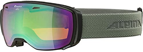 ALPINA ESTETICA Q-LITE Skibrille, black-moongrey matt, One Size