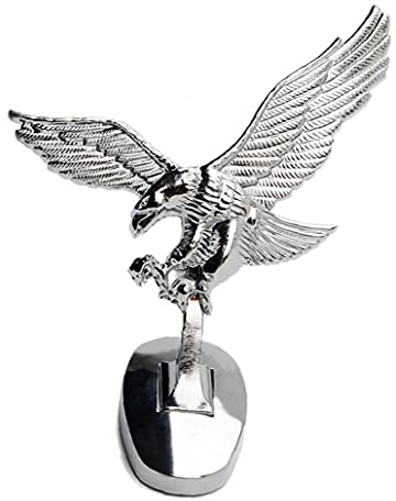 TOSSPER Avant 3D Aigle Emblème Auto Autocollant De Voiture Couverture Ornement De Capot Insigne De Voiture Bonnet Décoration Styling Accessoires