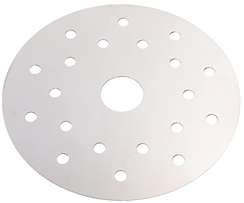 BESTonZON Kochgeschirr Thermische Guide Platte Induktion Kochfeld Konverter Disk Induktion Herd Auflauf Edelstahl (Silber)