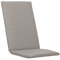 KETTtex EXKLUSIV Auflage Hochlehner Taupe I Gartenstuhl Polster 123x50x4cm I KTH2 Sitzauflage weich & hautfreundlich I robuste Stuhlauflage atmungsaktiv I pflegeleichtes Sitzkissen I Dessin 8866