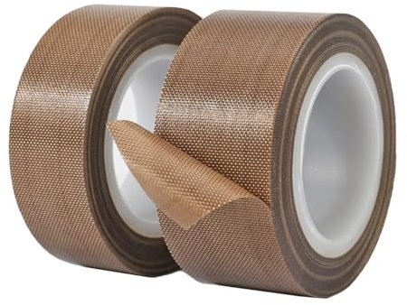 YSYONBOE Haute Température Ruban Adhésif Teflon Ruban 30mm x 10m, Épaisseur 0,18mm, PTFE Ruban Adhésif Haute Température Bande de Téflon pour Machine à Emballer Sous Vide/Imprimante 3D