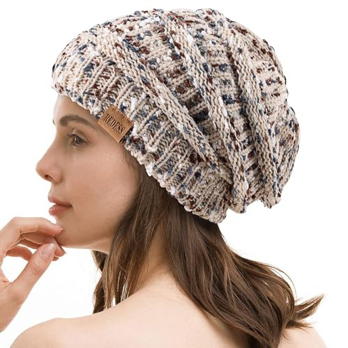 REDESS Slouchy Beanie Hat per uomo e donna Winter Warm Chunky Soft Oversize Cable Knit Cap