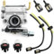 Hoypeyfiy Carburettor Kit with Fuel Filter Fuel Hose Line Primer Bulb, Replacement for Titan TTL488GDO 2 IN1 and TTK587GDO 4 IN1 TTL488GDO Multi Tool Strimmer