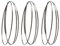 3 Stück 3 mm mit 14 Tpi Sägeblättern Schnittkurve.1140 1332 1440 1570 1640 1712 1750 1790 mm Bandsägeblätter for die Holzbearbeitung(3 Pcs Length 1712mm)