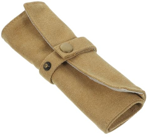 Mipcase Sacoche De Voyage Toile pour Montre Rouleau Organisation avec Fentes Anti-Rayures Compact pour Voyages