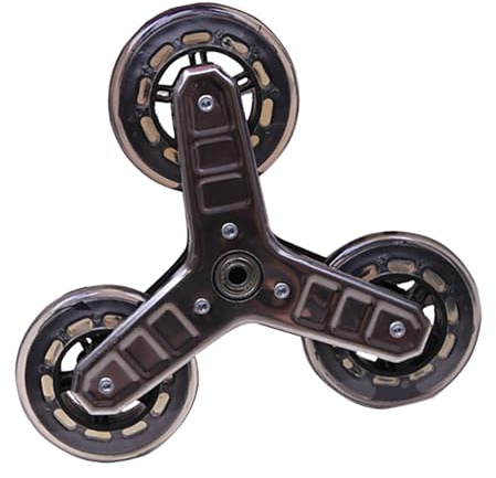 Lot de 2 roulettes de rechange pour chariot de courses d'escalier