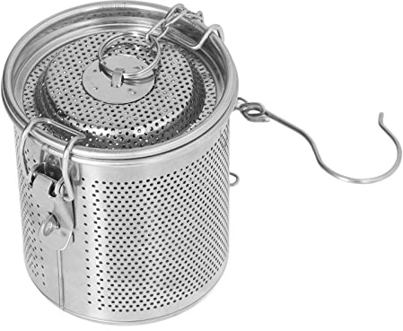 SALALIS Kryddpåse i Rostfritt Stål Finnätad Infusionsenhet för Kryddor och örter, 1 St Extraktor för Såssoppasmak, Perfekt för Hemköket (0,7L)