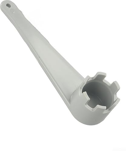 Besttoolifes Clé de valve d'air gonflable en PVC pour remplacement de valve de sécurité à 6 rainures, compatible avec matelas gonflable de kayak, canoë, bateau pneumatique (gris)