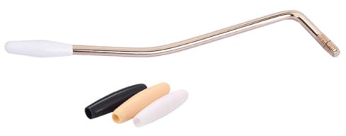 MAGICLULU Brazo de Trémolo Dorado Palanca Metal para Guitarra Eléctrica con Rosca de 6 Mm con 3 Puntas para Ajustar Tensión y Cambiar Tono en Repuesto