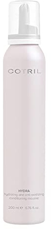 Cotril Hydra Mousse Idratante e Antiossidante 200ml - Styling Perfetto, Volume e Morbidezza, Protezione da Danni Ambientali, per Tutti i Tipi di Capelli, con Ingredienti Naturali