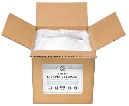 Rustic Strength Natural Powdered Laundry Detergent, Unscented, Color Safe, Sensitive Skin, 10 lb