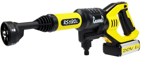 RocwooD Cordless Pressure Washer Max 320PSI. Portable 20V Water Power Washers With Battery & Charger. Driveway, Patio, Deck, Garden, Yard & House.