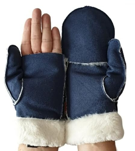 AXELENS Handskar Män Öppna, Blå, L/XL
