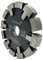 GVHAKG Diamant Frässcheibe 120mm,Räumscheibe für Abrasive Böden Estrich, Asphalt,Premium-Qualität Räumscheibe mit T-Schutzsegment(120x15x12x22,23mm)