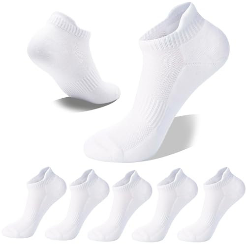 Wamicu Chaussettes Basses Femme, 5 Paires Respirant et anti-transpiration Coton Courtes Chaussettes Sport, Para Running Travail et Loisirs, EU 39-42