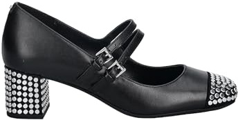 Michael Kors Matilda Mary Jane Schuhe mit Nieten, Schwarz, Schwarz , 36 EU