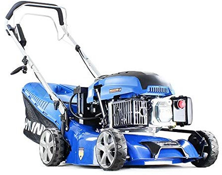 Hyundai HYM430SPE Self Propelled Petrol Lawn Mower Electric Start 17 inch 420mm Cutting Width Petrol Lawn Mower Including 600ml Oil and Rain cover