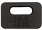 Yes4All AKHG Gusseisen Ruck Plate Gewichte, 6,8 KG | 15 PFUND, Schwarz - Einzeln