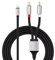 ENJOY-UNIQUE Cinch Kabel IOS Phone auf Cinch Klinke 2 x Cinch-Stecker Stereo Audio Auxiliary Phono Adapter Kompatibel mit iPhone für TV, Verstärker HiFi, DJ Lautsprecher, Heimkino, 2m