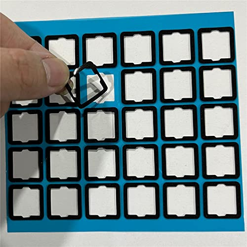120PCS Keyboard Sound Dampening Foam Keyboard Switch Sound Dampeners Sheet Reduction Sound Switch Film DIY Switches Mechanical Keyboard Inter-Axis Shaft Silencer Foam Pads (EVA)