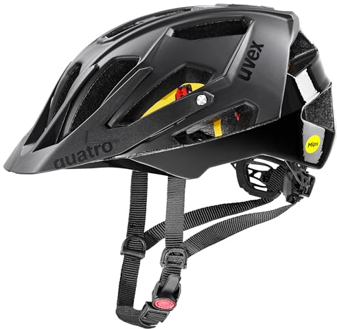 uvex Quatro cc MIPS Fahrradhelm, Black matt, 56-61 cm