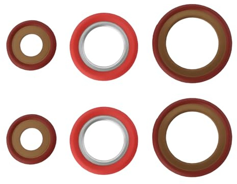 YINETTECH 6 Juntas de Condensador de Aire Acondicionado para Coche DS7Z19B596A 5181037 Compatible con Ford