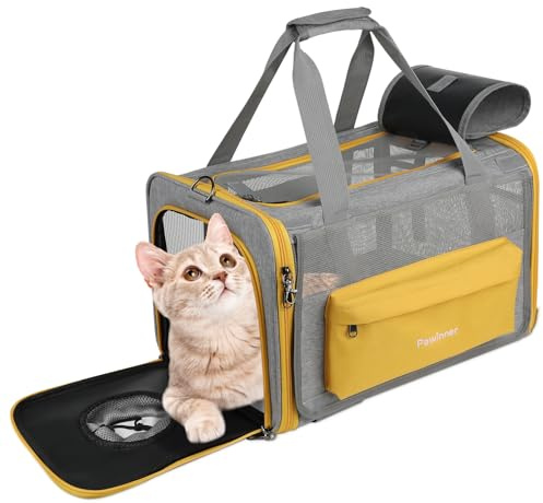 Sac Transport Chat Chien, Pliable, Homologué Avion, 3 Portes