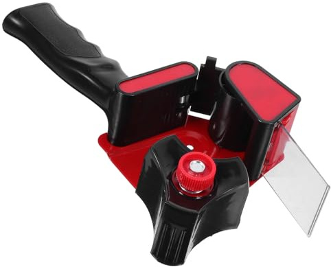 SHINEOFI 48mm Handheld Packing Tape Dispenser with Handle, Portable Tape Cutter for Wrapping, Sealing, and Binding, Suitable for Office, Warehouse, and Retail Packaging