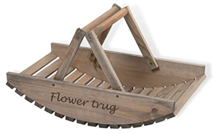 Esschert Design Flower Trug Corbeille à Fleurs en Bois de pin 52,8 x 28,1 x 12,2 cm