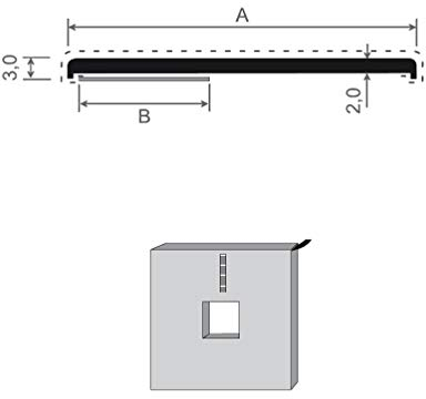 Flachleiste Kunststoff weiß selbstklebend 150m Rolle versch. Breiten Fensterleiste Abdeckleiste Kunststoffleiste (20 mm)