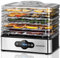 Aigostar Crispy - Dörrautomat, Dörrgerät mit Temperaturregler, 240W, 35-70°C, 99h-Timer, 5 Einlegefächer, Dörrautomat Edelstahl für Fleisch, Obst, Gemüse, Dehydrator - BPA frei