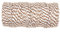 GLOREX 6 1630 381 - Baumwollkordel in Braun-Weiß, Kordel 2 mm x 100 m, zum Verpacken von Geschenken, Bastelschnur, Hobbygarn, Schmuckbänder