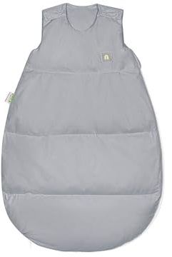 Set Odenwälder Daunen-Schlafsack & Windel Blaubär/Baby Winterschlafsack atmungsaktiv & längenverstellbar/Kinderschlafsack 90% Daunen, 10% Federn/Schlafsack waschbar