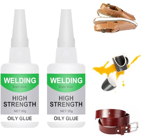 Sekundenkleber Extra Stark,Universal Wasserdichter Superkleber,Starker Kunststoffkleber,Universeller Alleskleber,Schweißen Öliger Kleber,hochfester Schweißkleber,für Plastik,Glas,Holz,2 Stück