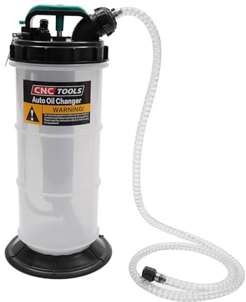 HOARLICN Extractor de líquido manual, 5,3 L, dispositivo de purga de frenos con 4 mangueras, bomba de extracción de líquidos, extracción de aceite manual, cambio de aceite para vehículos, cambio de