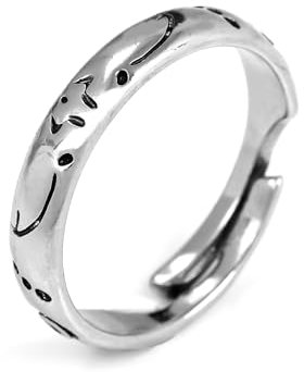 SXYNIO Satoru Ringe Itadori Yuji Cosplay Zubehör Fushiguro Megumi Kugisaki Nobara Cosplay Ringe Offene Ringe (B)