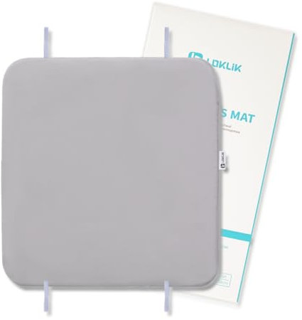 LOKLiK Heißpressmatte (38,1 x 38,1 cm) – Hitzebeständiges Gewebe mit Haltegurten, ideal für Auto Heat Press & Easy Heat Press – Thermotransfer Personalisierung von Textilien wie T-Shirts und Pullovern