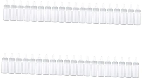 SHOWERORO Einwegflaschen 40 Stk Nuckelflasche -stillflaschen Babyflaschen Für Neugeborene Muttermilch Flaschen 0-3 Monate Säuglingsflaschen Milchflasche Mama Flaschen Neugeboren Pp Transparent