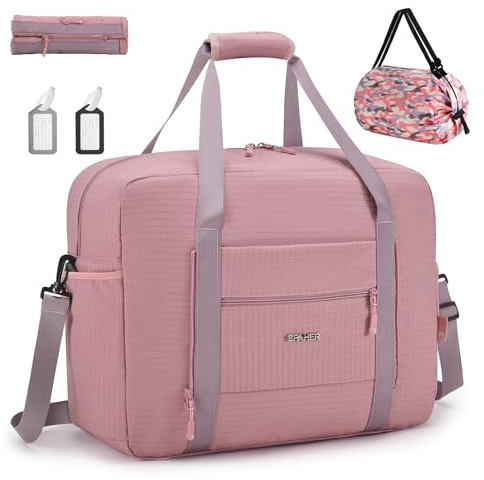 SPAHER Bolsa de Viaje 45x36x20 Easyjet Airlines Equipaje de Mano Bolsa de Deporte Gimnasio Impermeable Bolsos Maternidad Hospital Fin Semana Mujer Hombres Travel Gym Bag Cabin Duffle Bag
