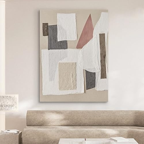 Generico Quadri Moderni Soggiorno, Decorazione Murale D'Arte Moderna, Blocchi Di Colore, Dipinto A Mano Al 100%, Pittura A Olio Originale Senza Cornice, Texture, Arte Murale, Opera D'Arte Estetica P