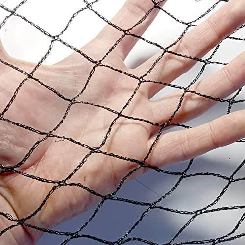 Elixir Gardens Anti Bird Netting Heavy Duty Crop Protection | Pigeon Seagull Magpie | 4m x 4m | Widths 1m 2m 4m 6m 8m 10m 12m 14m 20m | Lengths 1m to 100m | Pond Safety Fruit Cage Veg Net