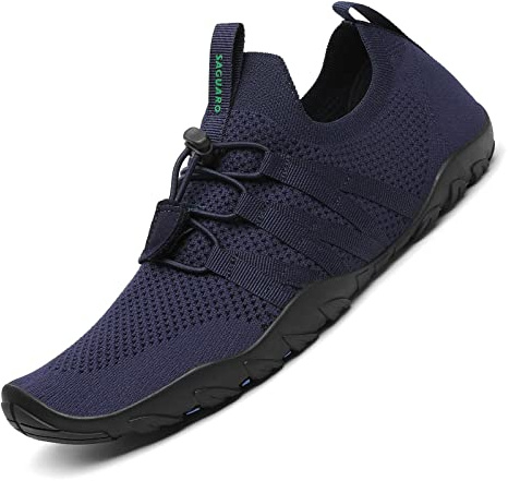 SAGUARO unisex vuxna badskor andas tjock sula storlek 36–46, Marinblå, 40 EU
