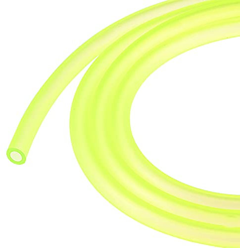 sourcing map 5mm x 8mm Petrol Fuel Line Hose 3.3ft for Chainsaws Lawn Mower String Trimmer Blowers Small Engines, Yellow
