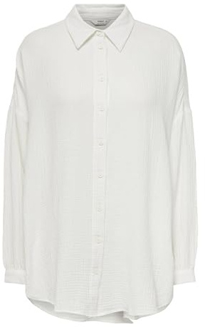 ONLY dam Onlthyra oversized skjorta Noos Wvn Långärmad blus