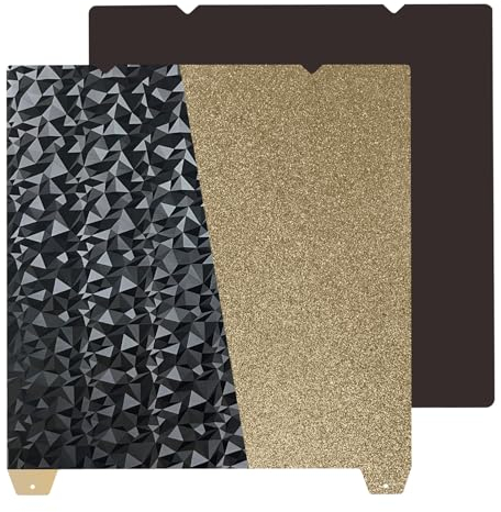 IdeaFormer PEO+PEI Cama Magnetica Plataforma de Acero Placa de Impresora 3D 235x235mm, PEO liso PEI Texturizado de Doble cara Hoja para Creality K1/Ender 5 S1/Ender 3 S1/Ender 3 V3 SE/Ender 3 V3 KE