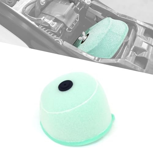 Runfarr Filtro aria per moto, filtro dell'aria di aspirazione per moto RM RMZ 125 250 CR CRF 125 250 450 YZ YZF WRF 125 250 426 450 KX KXF 125 250 Dirt Pit Bike